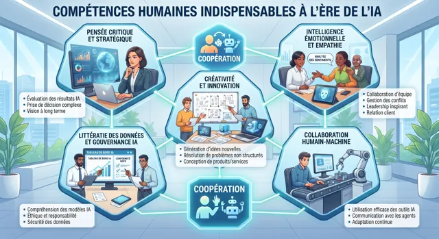 Illustration de la question : Quelles compétences humaines vont devenir indispensables avec l'arrivée de ces agents ?