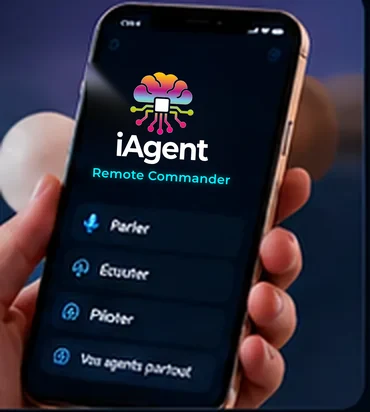Agrandir Remote Commander sur un téléphone tenu en main