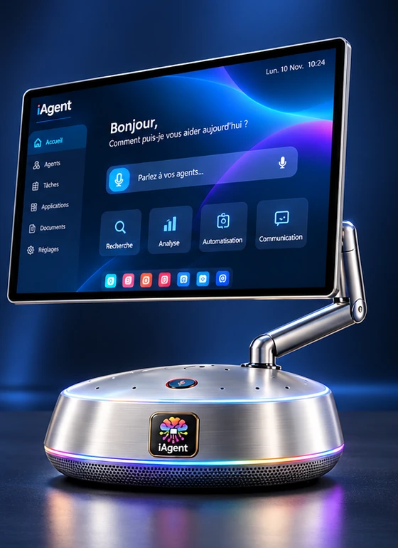 Agrandir La Station iAgent en finition Brushed Aluminum